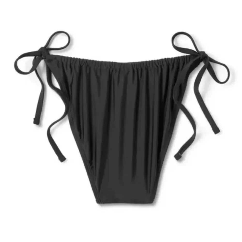 Wild Fable Black Adjustable Slide Bikini Bottom with Side Ties, Size S (4-6) NWT